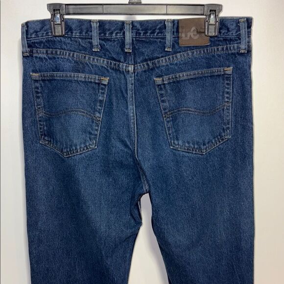 Lee Blue Relaxed Fit Jeans Classic Style - Picture 6 of 9